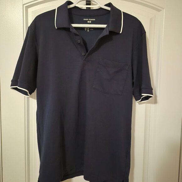 NEW Uniqlo Men's Roger Federer Pique Polo - Picture 3 of 4